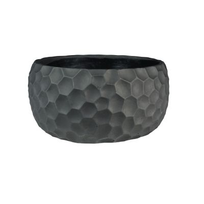 Vogue Black Honeycomb Pot - D22.5cm x H11.8cm