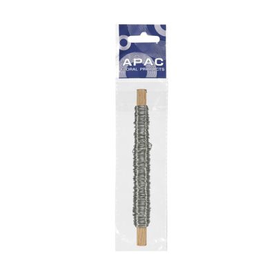 Silver Metallic Wire on wooden stick 50g