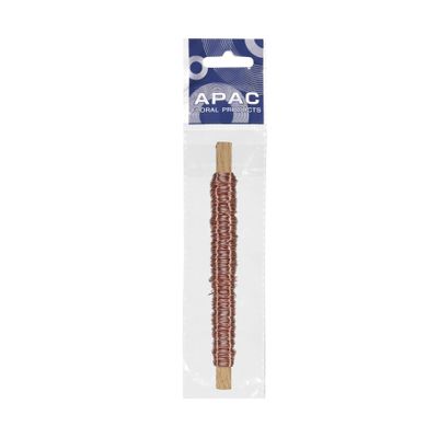 Copper Metallic Wire on wooden stick 50g