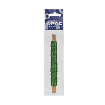 Apple Green Metallic Wire on wooden 50g