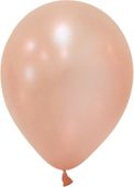 Rose Gold Metallic Latex Balloon - 12 inch - Pk 100