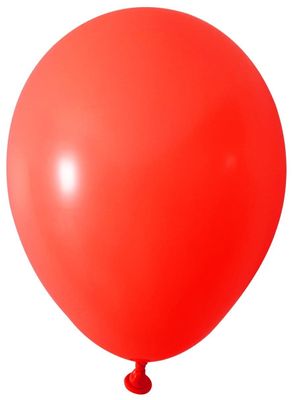 Red Round Shape Latex Balloon - 5 inch - Pk 100
