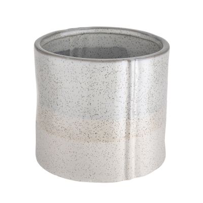 Light Blue & White Speckled Pot 14.5cm
