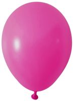 Fuchsia Round Shape Latex Balloon - 5 inch - Pk 100