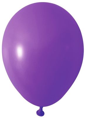 Violet Round Shape Latex Balloon - 5 inch - Pk 100