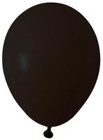 Black Round Shape Latex Balloon - 5 inch - Pk 100