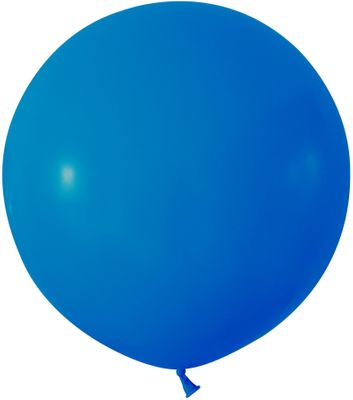 Blue Jumbo Latex Balloon - 24 inch - Pk 3