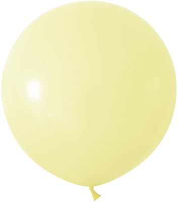 Vanilla Jumbo Latex Balloon - 24 inch - Pk 3
