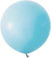 Macaron Blue Jumbo Latex Balloon - 24 inch - Pk 3