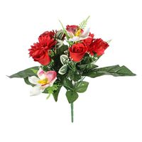 Pembroke Gerbera Orchid Mixed Bunch - Red
