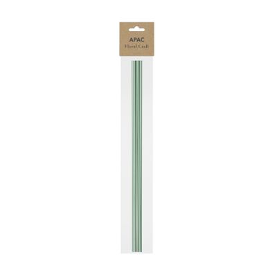 25g 0.9mm x 35cm Grn Wire (20swgx14") x 10pcs