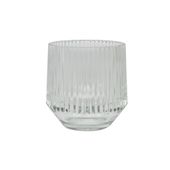 Rigel Ribbed Votive H9.5cm x Dia 9.7cm