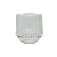 Rigel Ribbed Votive H9.5cm x Dia 9.7cm
