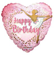BDAY BALLERINA Hollographic -18 Inch