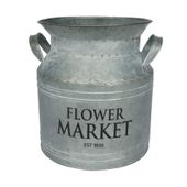 Milk Churn with Black Print
