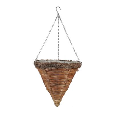 14" Round Cone Buckden Hanging Basket
