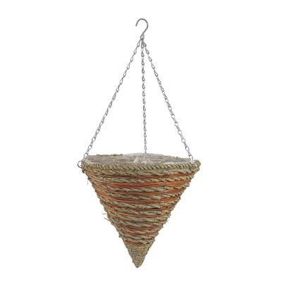 14" Round Cone Kettlewell Hanging Basket