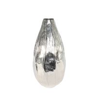 Eros Pod Vase - Silver -Medium H42 x Dia19.5cm