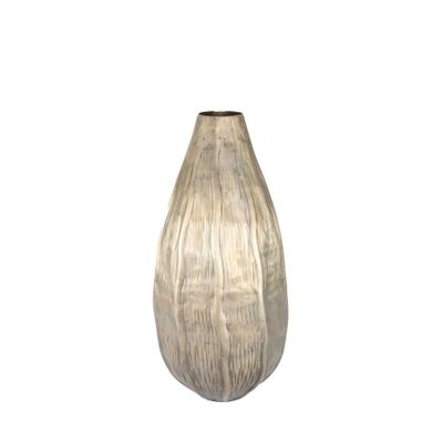 Eros Pod Vase - Antique Silver Colour - Medium H42 x Dia19.5cm