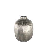 Eros Poppy Vase - Antique Silver- Large H26 x Dia20cm