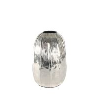 Eros Egg Vase - Silver - Small H27 x Dia19cm