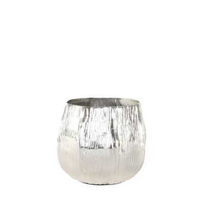 Eros Planter -Silver -Small H9.5 x Dia11cm
