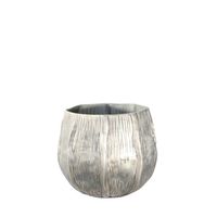 Eros Planter -Antique Silver -Small H9.5 x Dia11cm