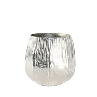 Eros Planter -Silver -Medium H12 x Dia13cm