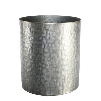 Apollo Cylinder - Antique Silver- Large - H28 x Dia25cm