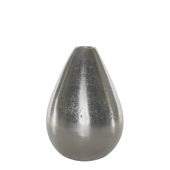 Poseidon Tear Drop Vase - Silver - Small - H17 x Dia12.5cm 