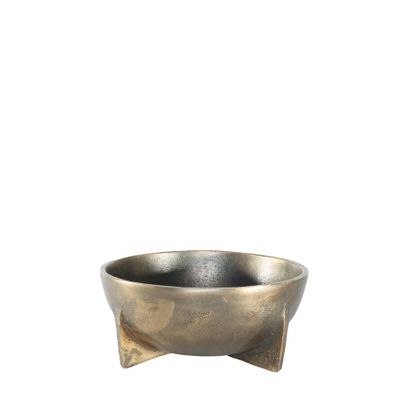 Poseidon Bowl - Antique Gold - Medium - H7.5 x Dia17cm