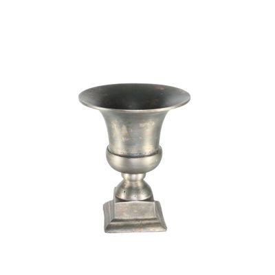 Poseidon Urn - Antique Silver - Small - H25 x Dia20.5cm