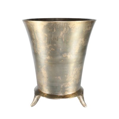 Poseidon Footed Planter - Antique Gold - XLarge - H42 x Dia34.5cm