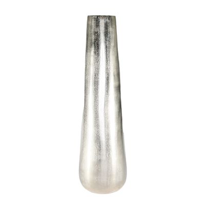 Poseidon Tapered Vase - Silver - Large - H58 x Dia17cm