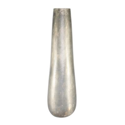 Poseidon Tapered Vase -  Antique Silver - Large - H58 x Dia17cm