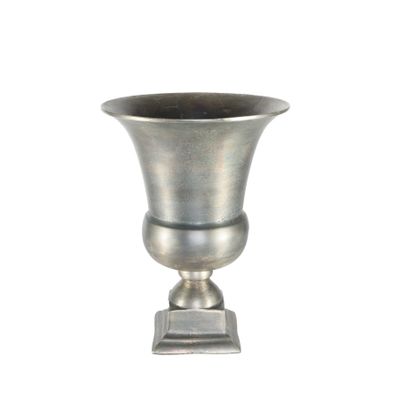 Poseidon Urn -  Antique Silver -Medium - H31.5 x Dia24cm