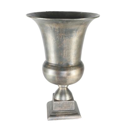 Poseidon Urn -  Antique Silver - Large - H43 x Dia29.5cm