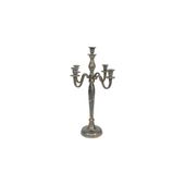 Creation Vogue Candelabra - Antique Silver - H80cm