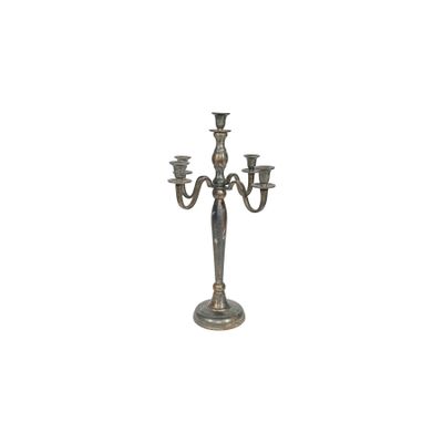Creation Vogue Candelabra - Antique Silver - H80cm