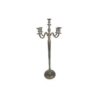 Creation Vogue Candelabra - Antique Silver - H100cm