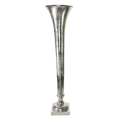 Poseidon Trumpet Vase - Silver - Large - H140 x Dia 34cm