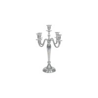Creation Vogue Candelabra - Burnished Silver - H80cm