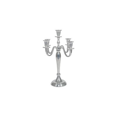 Creation Vogue Candelabra - Burnished Silver - H80cm