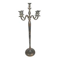 Creation Vogue Candelabra - Antique Silver - H150cm