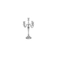 Creation Vogue Candelabra - Burnished Silver - H60cm