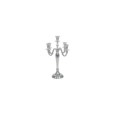Creation Vogue Candelabra - Burnished Silver - H60cm