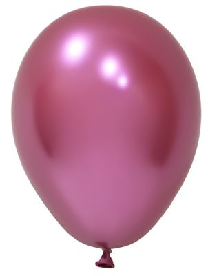 Balonevi Fuchsia Chrome Latex Balloon  - 5 inch  - 100pc