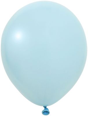 Balonevi Macaron Blue Latex Balloon - 10 inch - 100pc