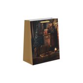 Traditional Christmas Tree  with Presents  Gift Bag L - 33 x 26.5cm