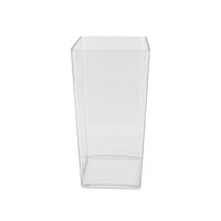 Clear Acrylic Sqr Vase (Dia14.5 x H30cm)